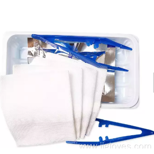 Surgical wound first aid disposable dressing kit